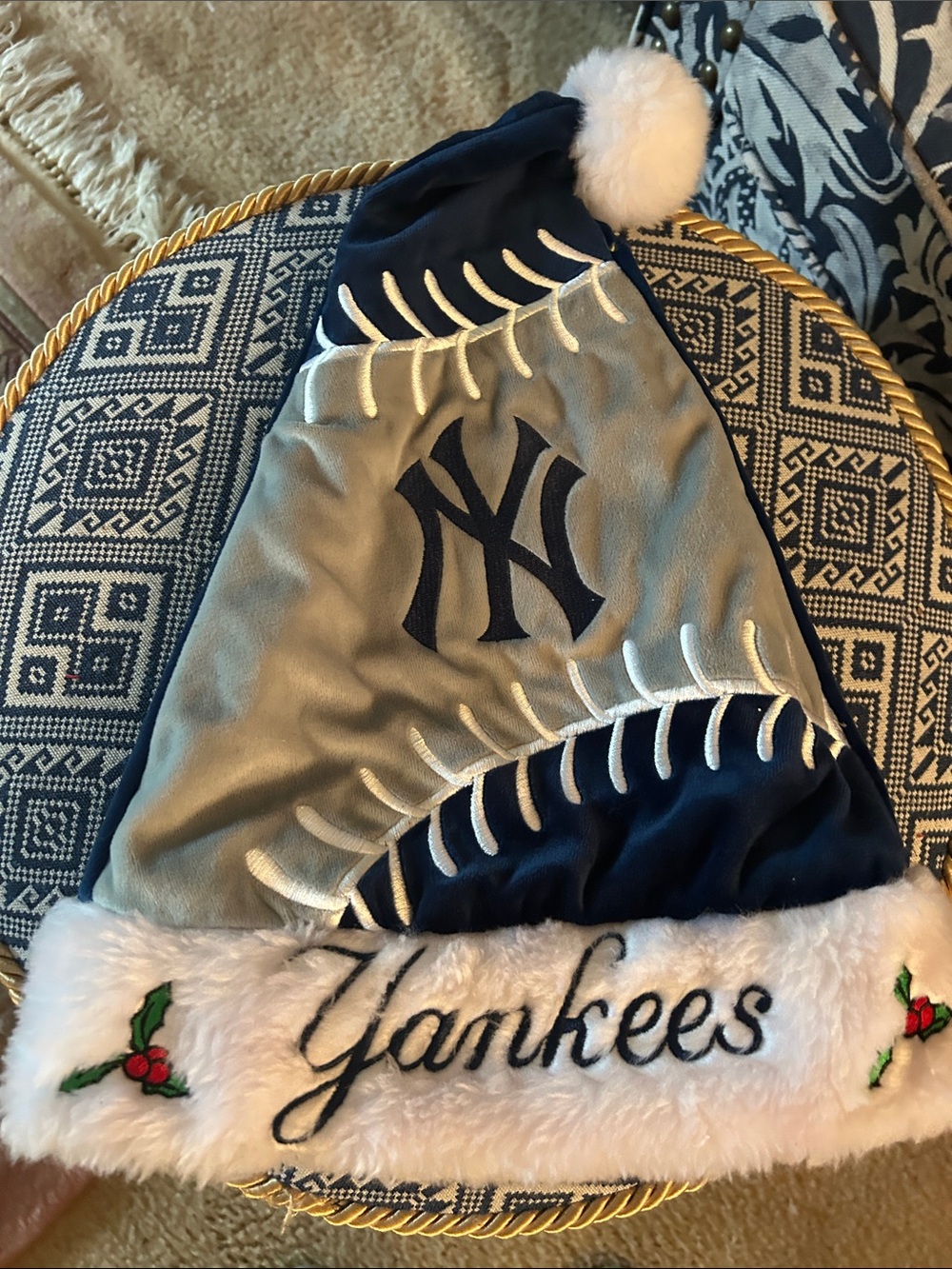NY YANKEES Santa Cap